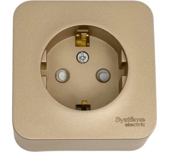 Розетка Systeme Electric (Schneider Electric) Blanca наруж Титан с/з со шторками 16А, 250В SE BLNRA011114 12 шт 13606481332728 1