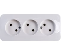 Розетка Systeme Electric (Schneider Electric) BLANCA О/У 3-ая без заземления без шт. БЕЛЫЙ BLNRA000311 6 шт 13606481196122