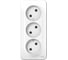 Розетка Systeme Electric (Schneider Electric) BLANCA О/У 3-ая без заземления без шт. БЕЛЫЙ BLNRA000311 6 шт 13606481196122 4