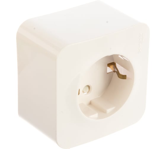 Розетка Systeme Electric (Schneider Electric) BLANCA О/У с заземлением со шторками, МОЛОЧНЫЙ BLNRA011102 12 шт 13606481197594 1