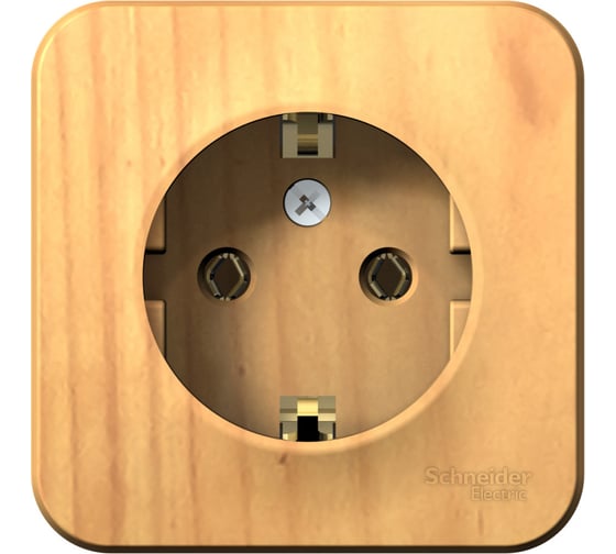 Розетка Systeme Electric (Schneider Electric) BLANCA О/У с заземлением без шторок ЯСЕНЬ BLNRA010115 12 шт 13606481196627 1