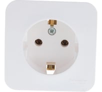 Розетка Systeme Electric (Schneider Electric) BLANCA О/У с заземлением без шторок, МОЛОЧНЫЙ BLNRA010102 12 шт 13606481197587