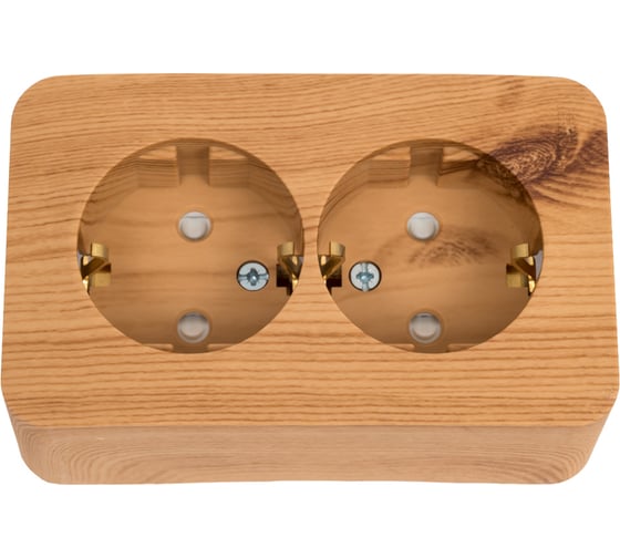 Розетка Systeme Electric (Schneider Electric) BLANCA О/У двойная с заземлением со шторками, ЯСЕНЬ BLNRA011205 8 шт 13606481197754 1