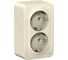 Розетка Systeme Electric (Schneider Electric) BLANCA О/У двойная с заземл. без штор. МОЛОЧНЫЙ BLNRA010212 8 шт 13606481196405 1