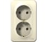 Розетка Systeme Electric (Schneider Electric) BLANCA О/У двойная с заземл. без штор. МОЛОЧНЫЙ BLNRA010212 8 шт 13606481196405 2