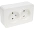 Розетка Systeme Electric (Schneider Electric) BLANCA О/У двойная без заземления без штор.16А,250В, МОЛОЧНЫЙ BLNRA000202 10 шт 13606481197600 3