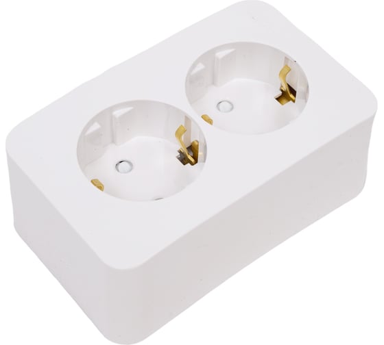 Розетка Systeme Electric (Schneider Electric) BLANCA О/У двойная с заземлением со шторками, БЕЛЫЙ BLNRA011201 8 шт 13606481197464 1