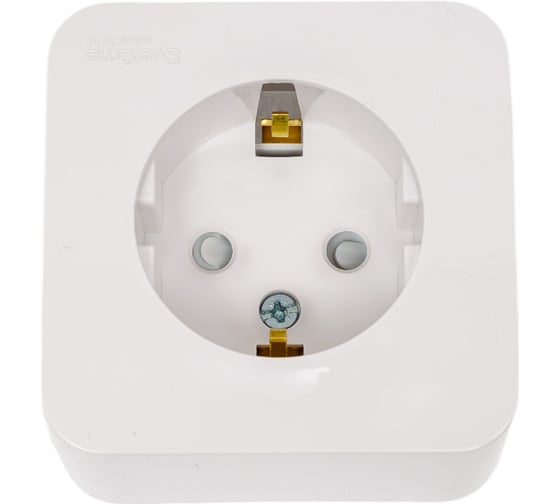 Розетка Systeme Electric (Schneider Electric) BLANCA О/У с заземлением со шторками, БЕЛЫЙ BLNRA011101 12 шт 13606481197426 1