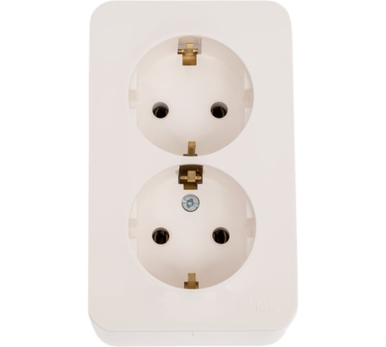 Розетка Systeme Electric (Schneider Electric) BLANCA О/У двойная с заземлением без шторок, МОЛОЧНЫЙ BLNRA010202 8 шт 13606481197624 1
