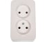 Розетка Systeme Electric (Schneider Electric) BLANCA О/У двойная без зазем. без штор МОЛОЧНЫЙ BLNRA000212 10 шт 13606481196382 2