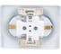 Розетка Systeme Electric (Schneider Electric) 2-м СП Glossa 16А IP20 с заземл. защ. шторки в сборе алюм. GSL000326 10 шт 13606480658751 4