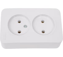 Розетка Systeme Electric (Schneider Electric) BLANCA О/У двойная без заземления без шторок, БЕЛЫЙ BLNRA000201 10 шт 13606481197433