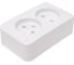 Розетка Systeme Electric (Schneider Electric) BLANCA О/У двойная без заземления без шторок, БЕЛЫЙ BLNRA000201 10 шт 13606481197433 3