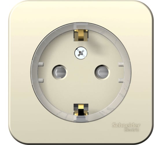 Розетка Systeme Electric (Schneider Electric) Blanca о/у с заземл. со шторк., (компакт) изол.пл 16а, 250в, молочный BLNRA111112 12 шт 13606481198140 1