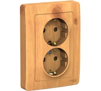 Розетка Systeme Electric (Schneider Electric) BLANCA С/У двойная с заземлением без шторок, ЯСЕНЬ BLNRS001025 6 шт 13606481195859