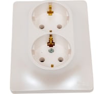 Розетка Systeme Electric (Schneider Electric) Glossa Перламутр 2-ая с/з, 16А в сборе SE GSL000624 10 шт 13606485435999