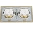 Розетка Systeme Electric (Schneider Electric) Glossa Беж 2-ая с/з, со шторками, в сборе, IP44 SE GSL000247 9 шт 13606480983334 3