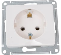 Розетка Systeme Electric (Schneider Electric) Glossa Молочная с/з SE GSL000943 20 шт 13606480982139