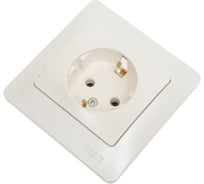 Розетка Systeme Electric (Schneider Electric) Glossa Перламутр с/з, 16А в сборе SE GSL000642 15 шт 13606485436088