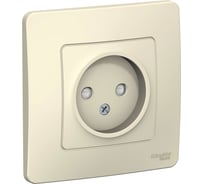 Розетка Systeme Electric (Schneider Electric) Blanca с/у без заземления со шторками, 16а, 250в, молочный BLNRS000112 10 шт 13606481194869