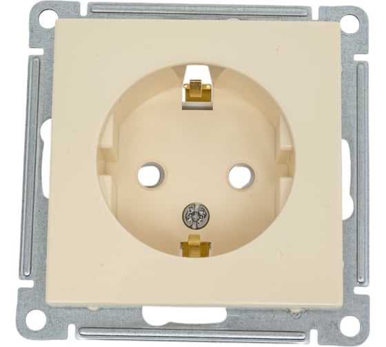 Розетка Systeme Electric (Schneider Electric) WESSEN 59 Бежевый с/з с защитными шторками RS16-152-2-86 10 шт 4607138060577 1