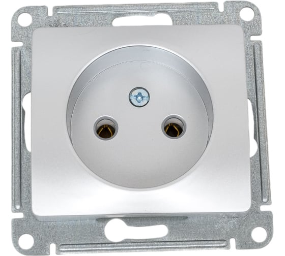 Розетка Systeme Electric (Schneider Electric) GLOSSA без заземления, 16А, , АЛЮМИНИЙ GSL000341 20 шт 13606480658454 1
