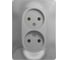 Розетка Systeme Electric (Schneider Electric) GLOSSA двойная без заземления,16А, , АЛЮМИНИЙ GSL000320 15 шт 13606480658737 1