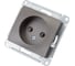 Механизм розетки Systeme Electric (Schneider Electric) 1-м СП Glossa 16А IP20 250В без заземл. графит GSL001341 5 шт 53606481209165 1