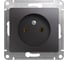 Механизм розетки Systeme Electric (Schneider Electric) 1-м СП Glossa 16А IP20 250В без заземл. графит GSL001341 5 шт 53606481209165 2