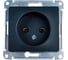 Механизм розетки Systeme Electric (Schneider Electric) 1-м СП 1мод. Glossa 16А IP20 250В без заземл. антрацит GSL000741 20 шт 13606485436545 1