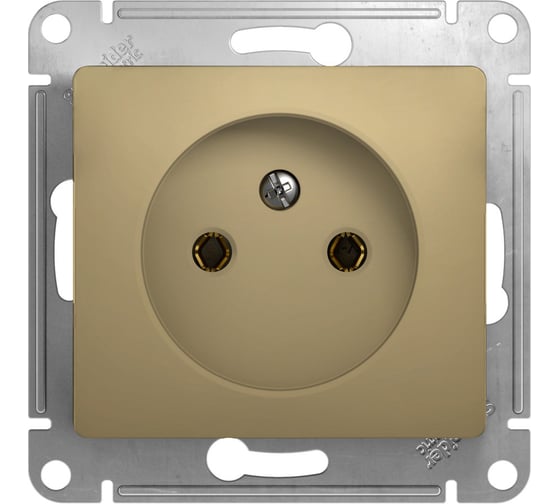 Механизм розетки Systeme Electric (Schneider Electric) 1-м СП Glossa 16А IP20 без заземл. титан GSL000441 20 шт 13606480658928 1