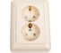 Розетка Systeme Electric (Schneider Electric) 2-м СП W59 с заземл. защ. шторки сл. кость RS16-255-28 6 шт 4607138066630 1