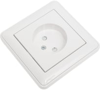 Розетка Systeme Electric (Schneider Electric) 1-м СП W59 16А без заземл. защ. шторки бел. SchE RS16-151-18 10 шт 4607050335036