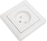 Розетка Systeme Electric (Schneider Electric) 1-м СП W59 16А без заземл. защ. шторки бел. SchE RS16-151-18 10 шт 4607050335036 1