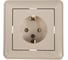 Розетка Systeme Electric (Schneider Electric) 1-м СП W59 16А с заземл. защ. шторки бел. SchEРС16-152-18 RS16-152-18 10 шт 4607050335050 1