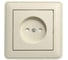 Розетка Systeme Electric (Schneider Electric) 1-м СП W59 16А без заземл. защ. шторки сл. кость SchEРС16-151-28 RS16-151-28 10 шт 4607050335807 1