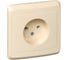 Розетка Systeme Electric (Schneider Electric) 1-м СП Этюд 16А IP20 без заземл. крем. PC16-001K 20 шт 4607098940964 1