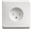 Розетка Systeme Electric (Schneider Electric) 1-м СП Этюд 16А IP20 защ. шторки без заземл. бел. PC16-002B 20 шт 4607098940223 2