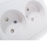 Розетка Systeme Electric (Schneider Electric) 2-м СП W59 без заземл. защ. шторки бел. SchEРС16-254-18 RS16-254-18 6 шт 4607138066333 4