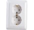 Розетка Systeme Electric (Schneider Electric) 2-м СП W59 заземл. конт. защ. шторки бел. SchE RS16-255-18 6 шт 4607138066616 1