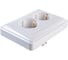 Розетка Systeme Electric (Schneider Electric) 2-м СП W59 заземл. конт. защ. шторки бел. SchE RS16-255-18 6 шт 4607138066616 3