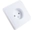 Розетка Systeme Electric (Schneider Electric) 1-м СП Этюд 16А IP20 без заземл. бел. PC16-001B 20 шт 4607098940209 2