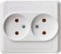 Розетка Systeme Electric (Schneider Electric) 2-м СП Этюд 16А без заземл. бел. SchE PC16-005B 20 шт 4607098940285 2