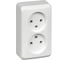 Розетка Systeme Electric (Schneider Electric) 2-м ОП Этюд 16А IP20 без заземл. бел. PA16-005B 16 шт 4607098940704 2