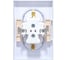 Розетка Systeme Electric (Schneider Electric) 2-м ATLAS DESIGN с заземл. 16А в сборе жемчуг ATN000424 6 шт 13606489584297 5