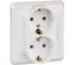 Розетка Systeme Electric (Schneider Electric) 2-м СП Этюд 16А с заземл. бел. SchE PC16-007B 15 шт 4607098940322 1