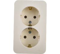 Розетка Systeme Electric (Schneider Electric) 2-м ОП Blanca 16А 250В с заземлением бежевая BLNRA010217 8 шт 13606489776302
