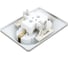 Розетка Systeme Electric (Schneider Electric) 2-м СП Glossa 16А IP20 250В с заземл. в сборе платина GSL001224 6 шт 53606481208779 2
