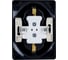 Розетка Systeme Electric (Schneider Electric) 2-м СП Glossa 16А IP20 250В с заземл. в сборе графит GSL001324 6 шт 53606481209127 3