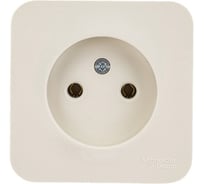 Розетка Systeme Electric (Schneider Electric) 1-м ОП Blanca 16А IP20 250В без заземления бежевая BLNRA000117 18 шт 13606489776227